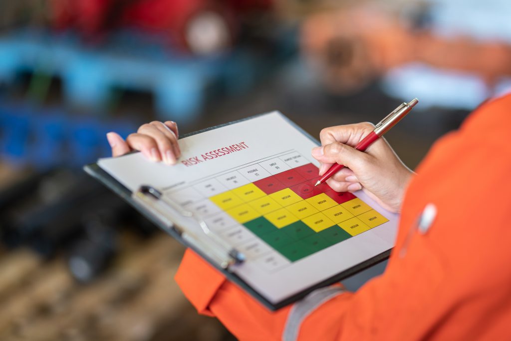 Fire Risk Assessment clipboard